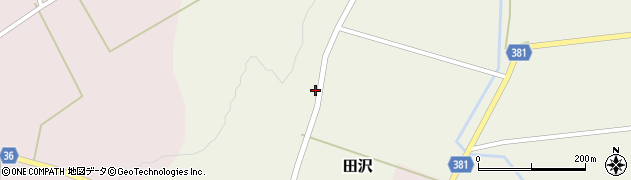 山形県村山市田沢1210周辺の地図
