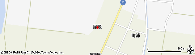 宮城県石巻市桃生町神取屋敷周辺の地図
