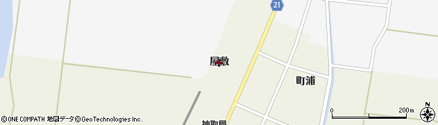 宮城県石巻市桃生町神取（屋敷）周辺の地図