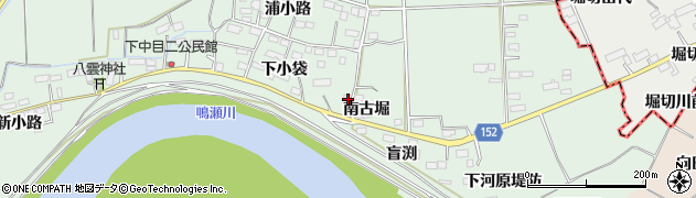 宮城県大崎市古川下中目下小袋22周辺の地図