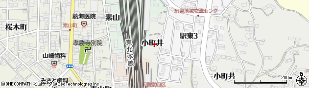 宮城県遠田郡美里町小町井周辺の地図