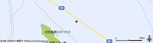山形県尾花沢市鶴子932周辺の地図