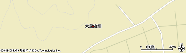 宮城県石巻市中島（大島山畑）周辺の地図