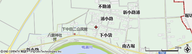 宮城県大崎市古川下中目下小袋5周辺の地図