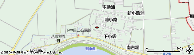 宮城県大崎市古川下中目下小袋4周辺の地図