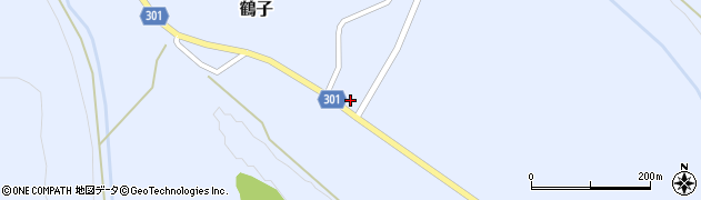 山形県尾花沢市鶴子880周辺の地図