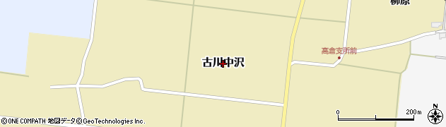 宮城県大崎市古川中沢周辺の地図