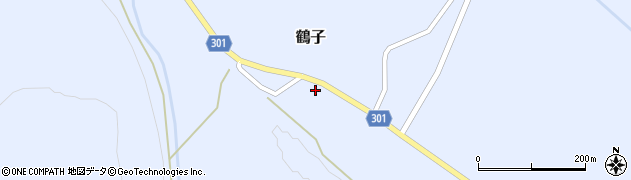 山形県尾花沢市鶴子868周辺の地図