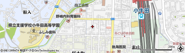 宮城県美里町（遠田郡）藤ケ崎町周辺の地図