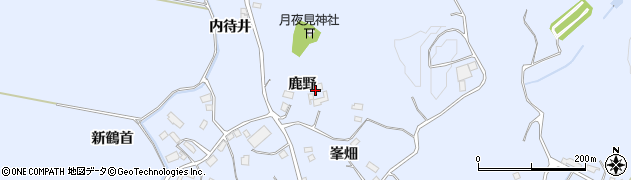 宮城県石巻市桃生町太田（鹿野）周辺の地図