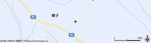 山形県尾花沢市鶴子900周辺の地図