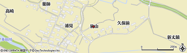宮城県大崎市古川師山（放山）周辺の地図