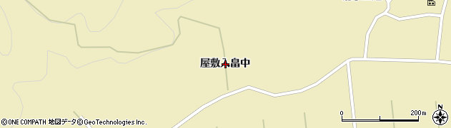 宮城県石巻市中島屋敷入畠中周辺の地図