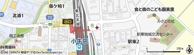 仙台プロパン株式会社　小牛田営業所ガスショールームエコパレット美里周辺の地図