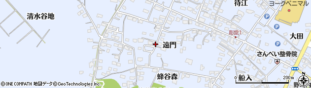 宮城県遠田郡美里町北浦遠門周辺の地図