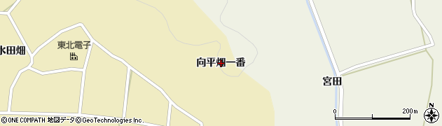 宮城県石巻市中島（向平畑一番）周辺の地図