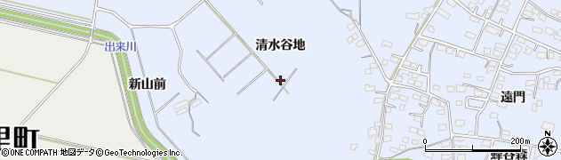 宮城県美里町（遠田郡）北浦（清水谷地）周辺の地図