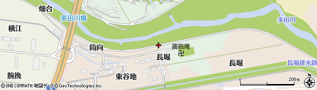 宮城県大崎市古川米袋多田川周辺の地図