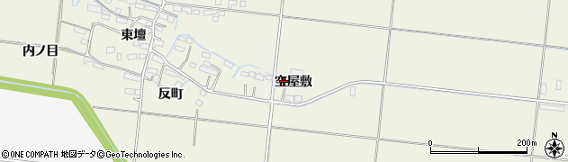 宮城県大崎市三本木高柳（空屋敷）周辺の地図