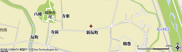 宮城県大崎市古川師山新反町周辺の地図