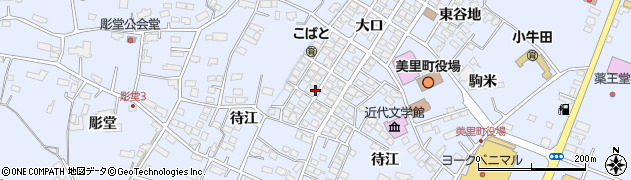 宮城県遠田郡美里町北浦大口周辺の地図