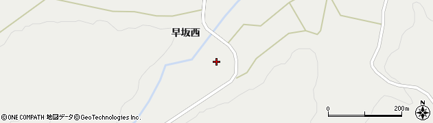 宮城県加美郡色麻町平沢早坂東周辺の地図