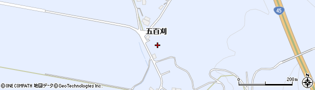 宮城県石巻市桃生町太田五百刈周辺の地図
