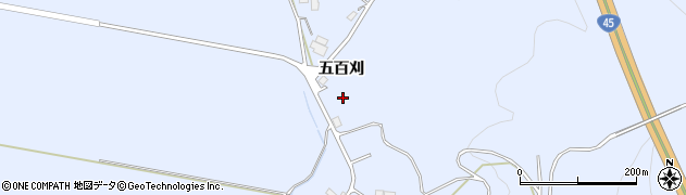 宮城県石巻市桃生町太田（五百刈）周辺の地図
