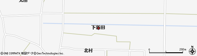 宮城県加美郡加美町下新田周辺の地図