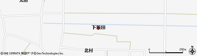 宮城県加美町（加美郡）下新田周辺の地図