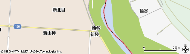 宮城県色麻町（加美郡）四かま（輪谷）周辺の地図