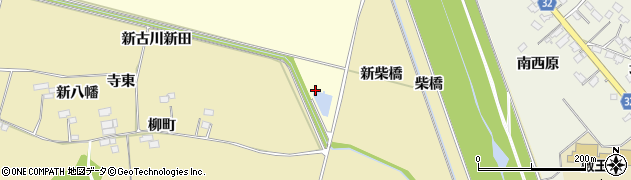 宮城県大崎市古川師山（台新田）周辺の地図