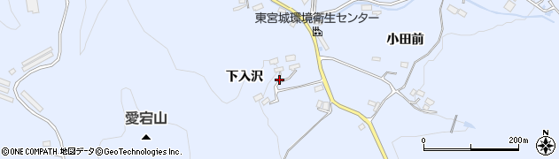 宮城県石巻市桃生町太田（下入沢）周辺の地図