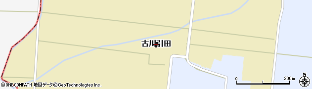 宮城県大崎市古川引田周辺の地図
