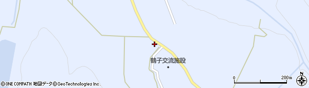 山形県尾花沢市鶴子647周辺の地図