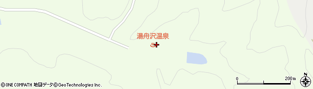 湯舟沢温泉周辺の地図