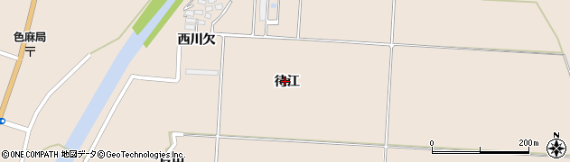 宮城県色麻町（加美郡）四かま（待江）周辺の地図