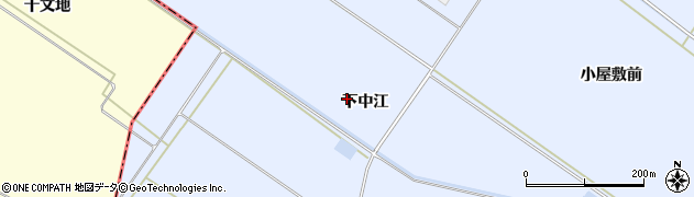 宮城県美里町（遠田郡）北浦（下中江）周辺の地図