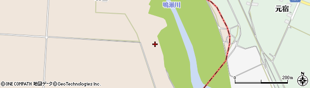 宮城県色麻町（加美郡）四かま（白山下）周辺の地図