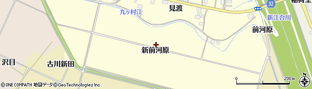 宮城県大崎市古川楡木新前河原周辺の地図