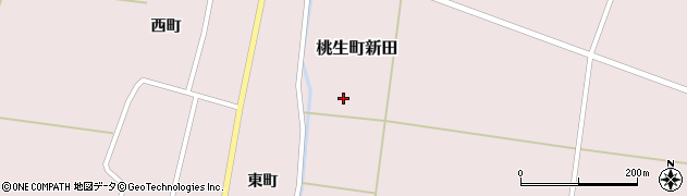 宮城県石巻市桃生町新田周辺の地図