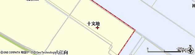 宮城県大崎市古川桑針十文地周辺の地図