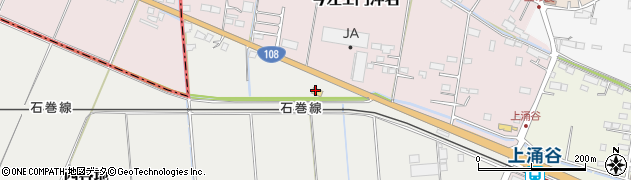 宮城県遠田郡涌谷町赤間屋敷171周辺の地図