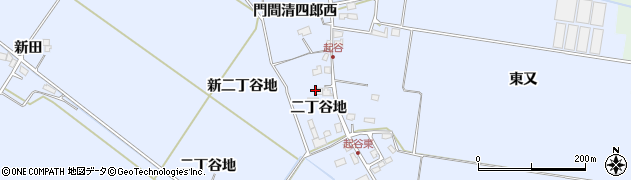 宮城県遠田郡美里町北浦二丁谷地周辺の地図