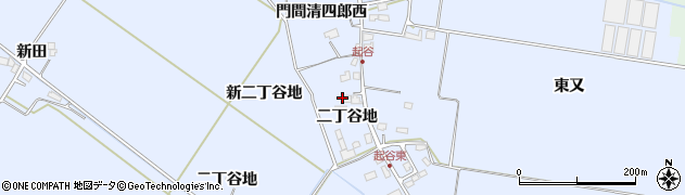 宮城県美里町（遠田郡）北浦（二丁谷地）周辺の地図