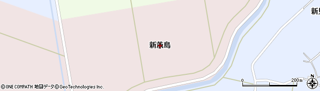 宮城県石巻市桃生町新田（新茨島）周辺の地図