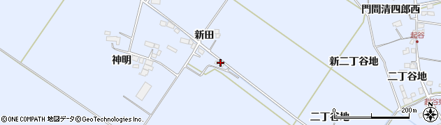 宮城県美里町（遠田郡）北浦（小屋敷前）周辺の地図
