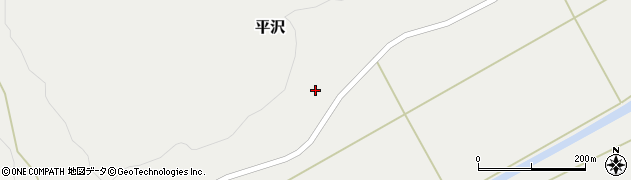 宮城県色麻町（加美郡）平沢（山下）周辺の地図