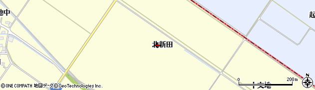 宮城県大崎市古川桑針（北新田）周辺の地図