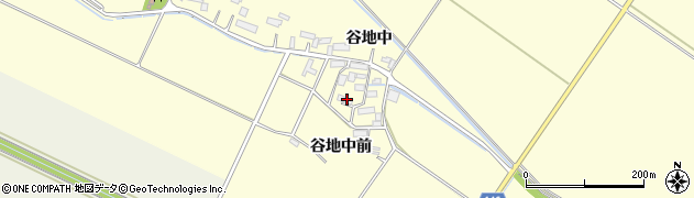 宮城県大崎市古川桑針（谷地中前）周辺の地図
